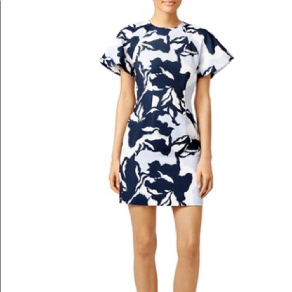 KEEPSAKE - Navy Camouflage Wasting Time Dress